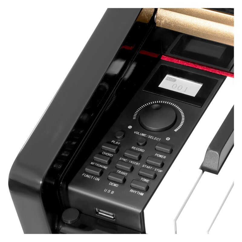 Piano Teclado Eléctrico 88 Teclas Digital 15v 3... image number null