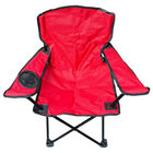Silla Plegable Infantil Para Jardín, Campamento, Playa Para Niños Color Rojo