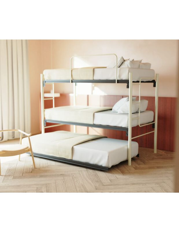 Litera Doble + Cama Baja Ind Hermes, Atlas Del ... image number null