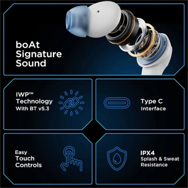 Audífonos Gamer Inalámbricos BOAT IMMORTAL 131 ... image number null