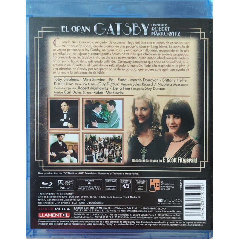 El Gran Gatsby (blu-ray) image number null