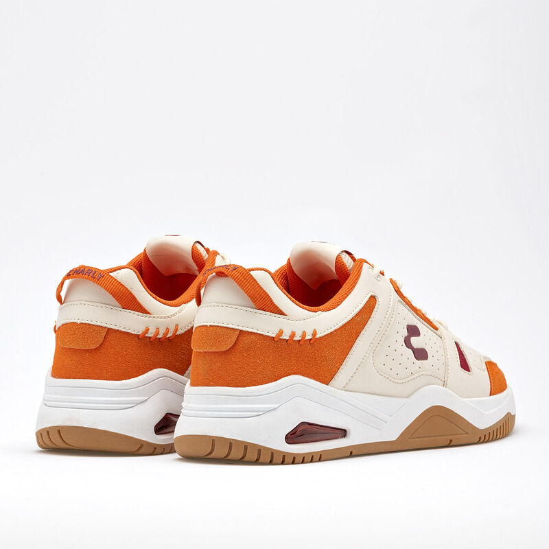 Charly Tenis urbano para hombre beige naranja image number null
