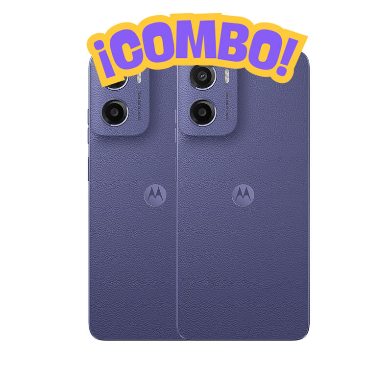 Combo 2 Motorola Moto E15 2+64GB RAM Morado image number null