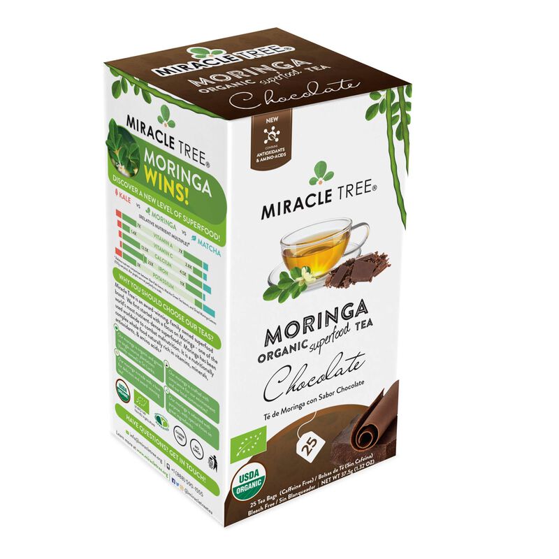 T&eacute; Miracle Tree Moringa Chocolate 12 &times; 25 Bolsa... image number null