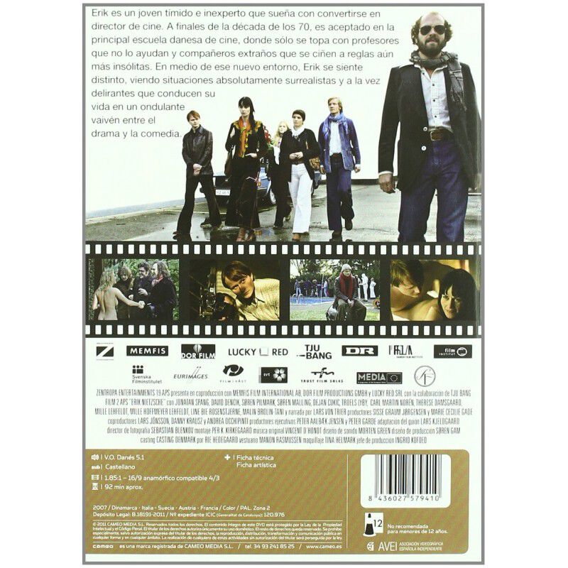 Erik Nietzsche [DVD] (2007) De unge &aring;r: Erik Ni... image number null