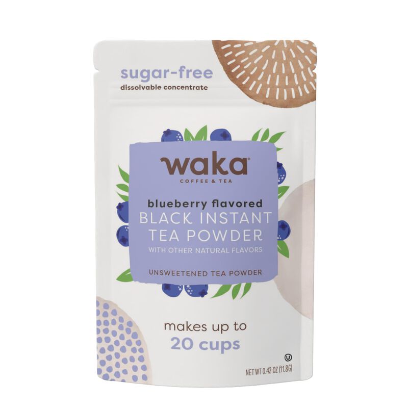 Waka Coffee T&eacute; Negro Instant&aacute;neo Sabor Ar&aacute;ndano... image number null