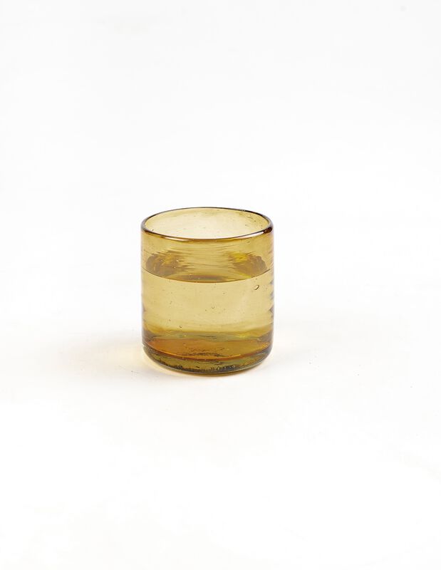 Vasos  Set de 6 Vasos de Vidrio Soplado Ámbar M... image number null