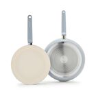 Juego de sartenes GreenPan 25 cm y 30 cm, Cer&aacute;mico Azul