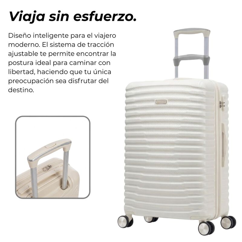 Set 4 Maletas Viaje Ross&sacks Nomada Marfil, E... image number null
