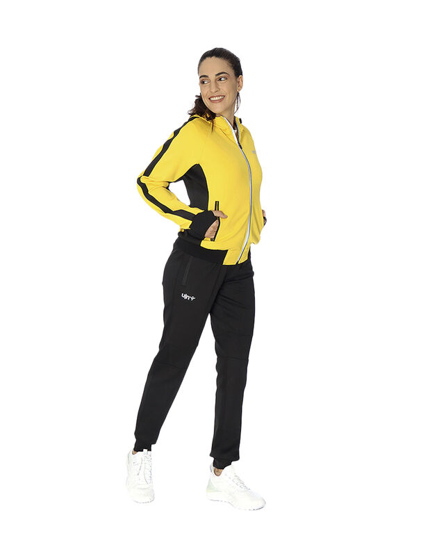 Conjunto UIN Amarillo y Negro para Dama image number null