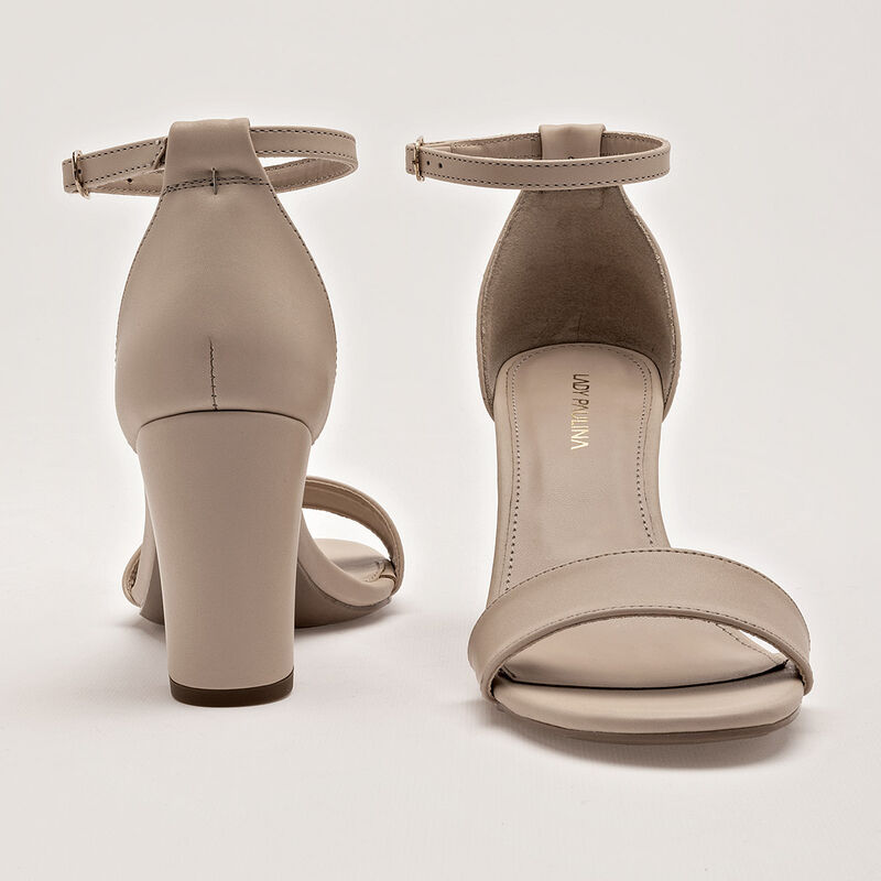 Lady Paulina Zapatilla Abierta Para Mujer Beige... image number null