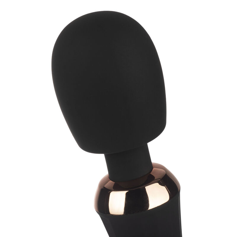 VIBRADOR MASAJEADOR DE VARITA DE SILICONA NEGRO image number null