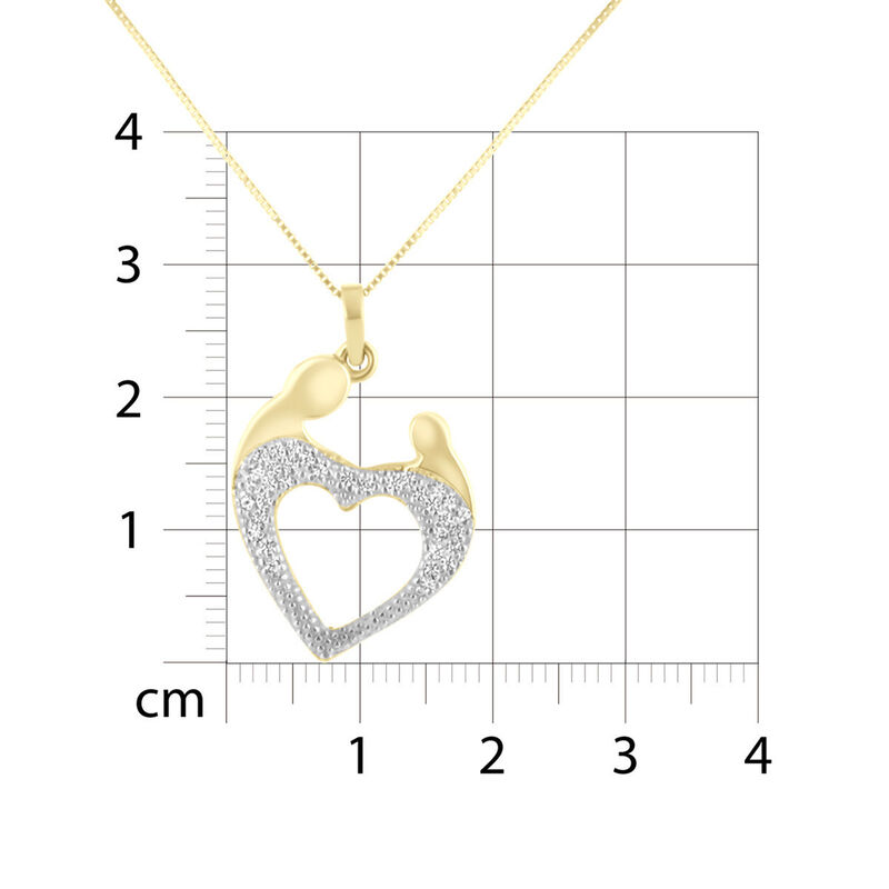 Dije Oro Amarillo 14k Con Cadena C/zirconia Cor... image number null