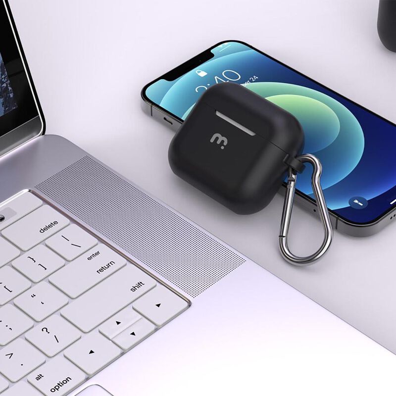 Funda MYBAT Silicon para AirPods 3 Gen - Negra image number null