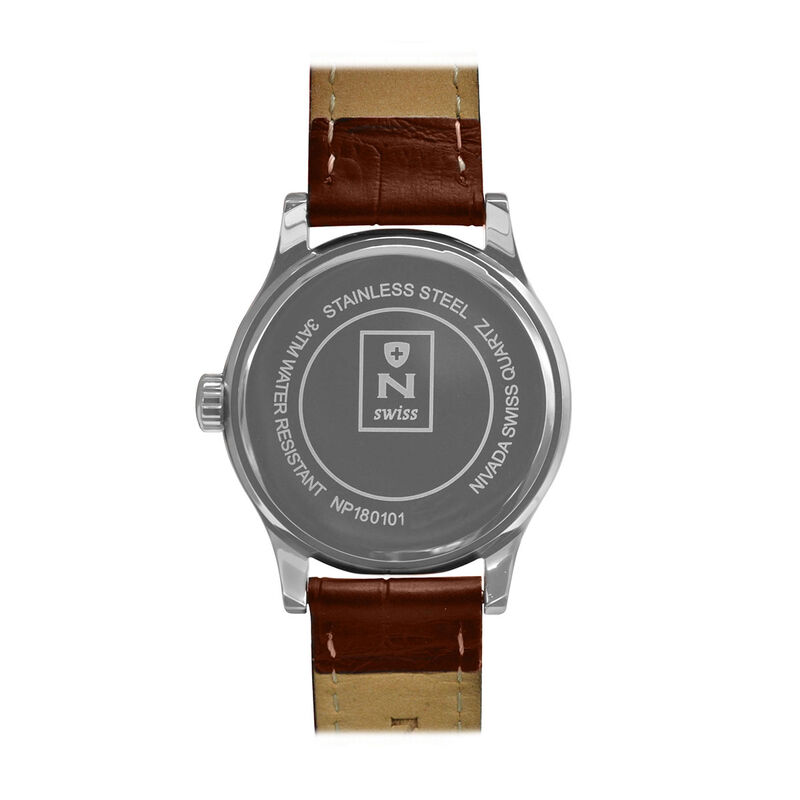 Reloj Nivada Dama Bicolor/Piel Blanco Romano image number null