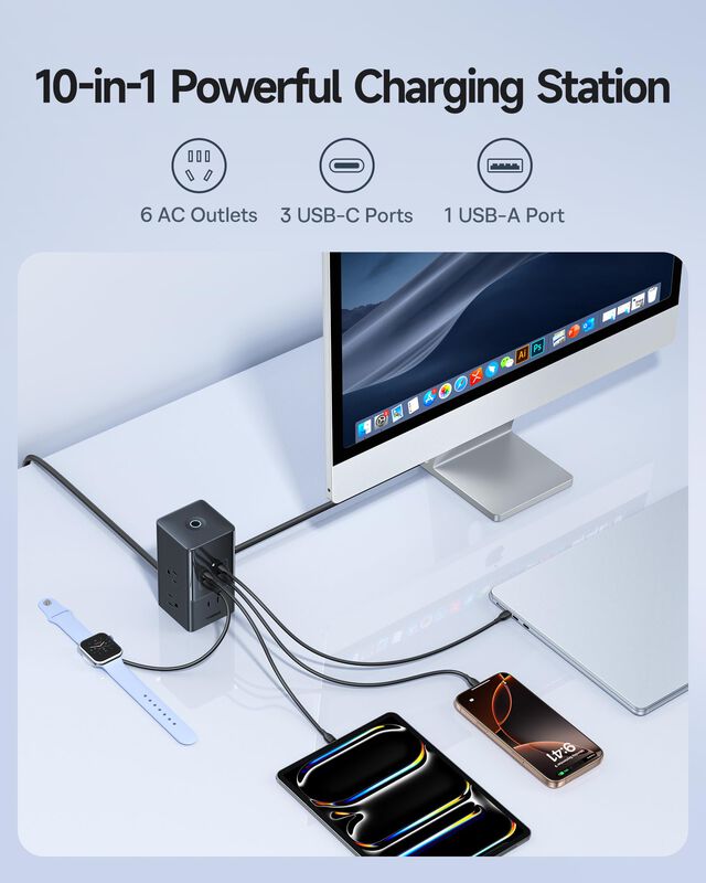 Estaci&oacute;n De Carga Baseus Cargador R&aacute;pido Usb-c ... image number null