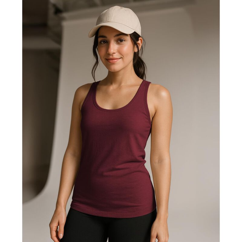 Camiseta Sin Mangas Sexy Basics Racerback, Algo... image number null