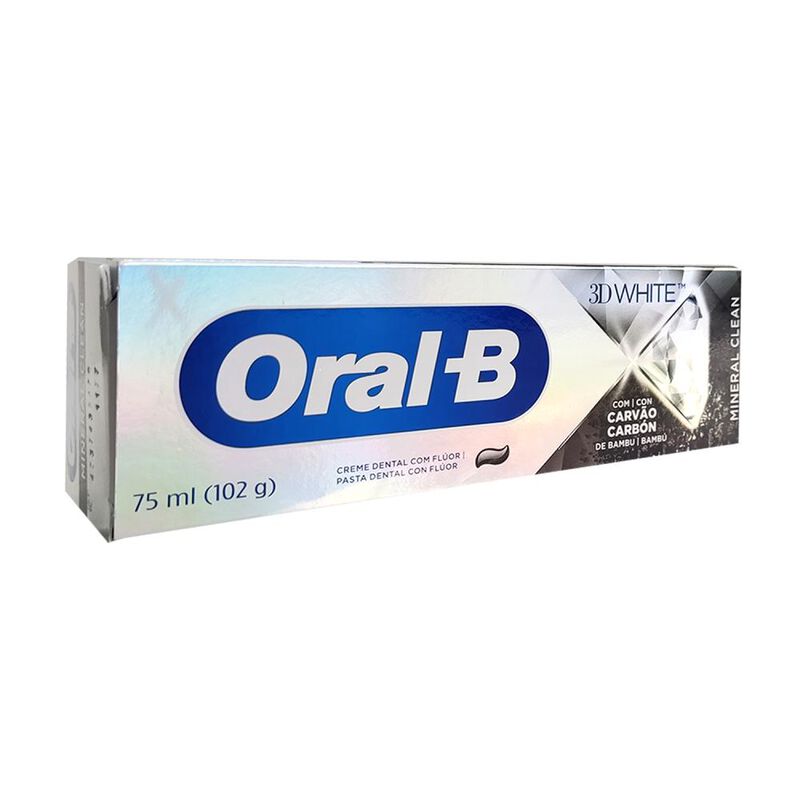 Pasta Dental Oral-b 3d White Mineral Clean Con ... image number null
