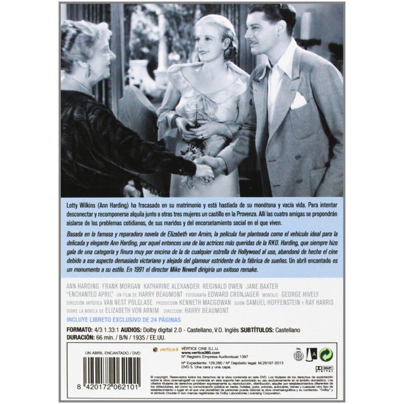 Un Abril Encantado (filmoteca Rko) [dvd] (1935) image number null