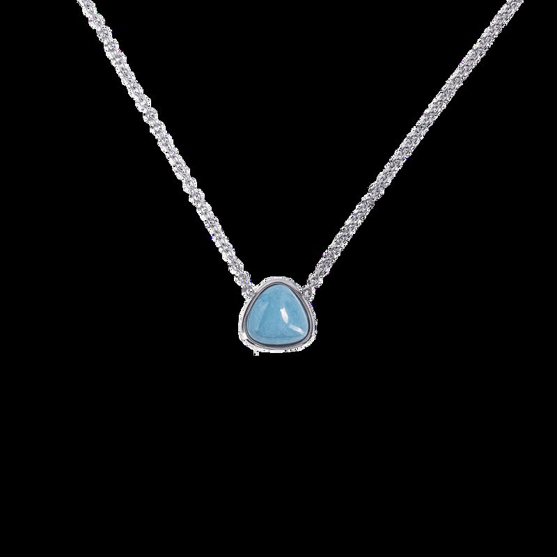 Luckyly Collares Mujer Acero Inoxidable, Cuarzo... image number null
