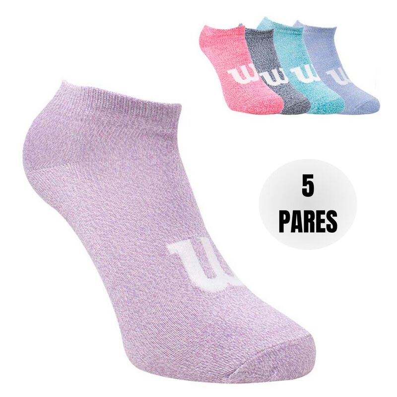 Wilson 5 Pares de Tines cortos para Niña, Color... image number null