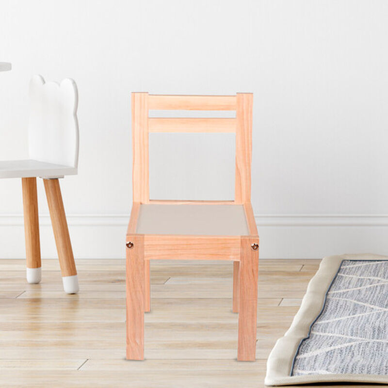Silla de Madera Nórdica Barnizada para Niños - ... image number null