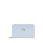 Cartera Cierre Doble Grande Color Azul