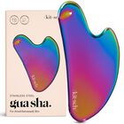 Herramientas Faciales Gua Sha Kitsch Para Drenaje Linf&aacute;tico De Acero Inoxidable