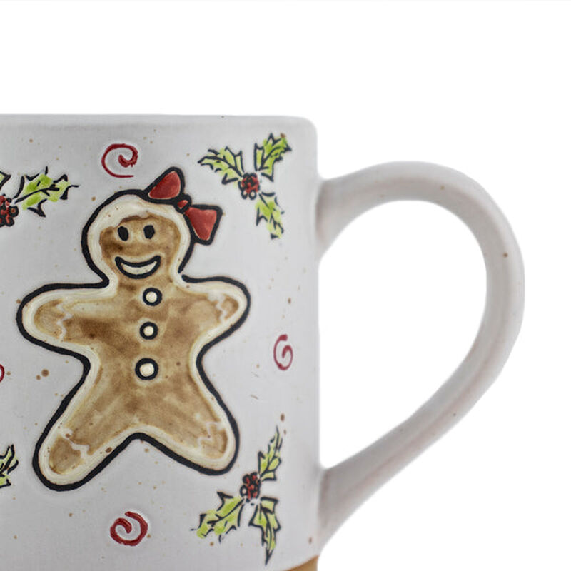 Taza De Cer&aacute;mica Navide&ntilde;a "mu&ntilde;eca De Jengibre" ... image number null