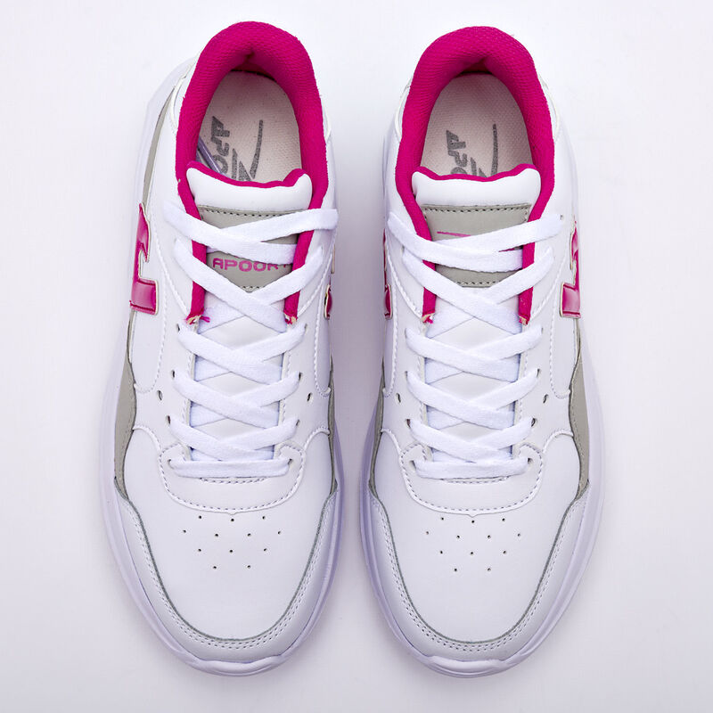 Apoort Tenis deportivo para mujer blanco gris f... image number null