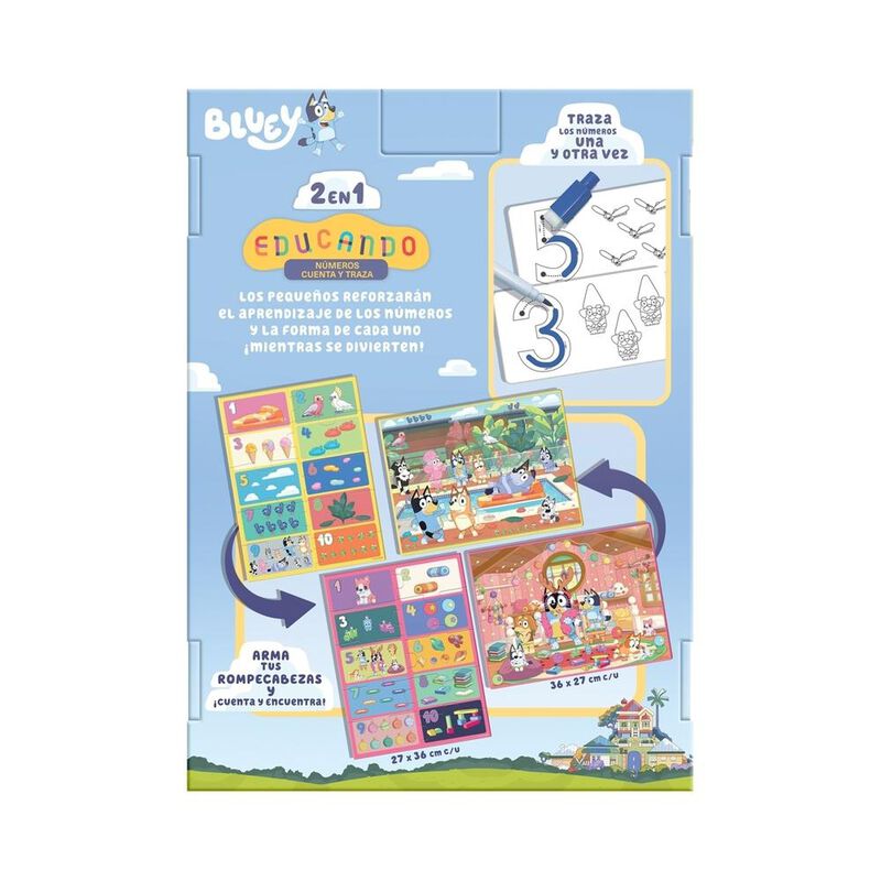 Juego De Mesa Preescolar Infantil Educando Blue... image number null