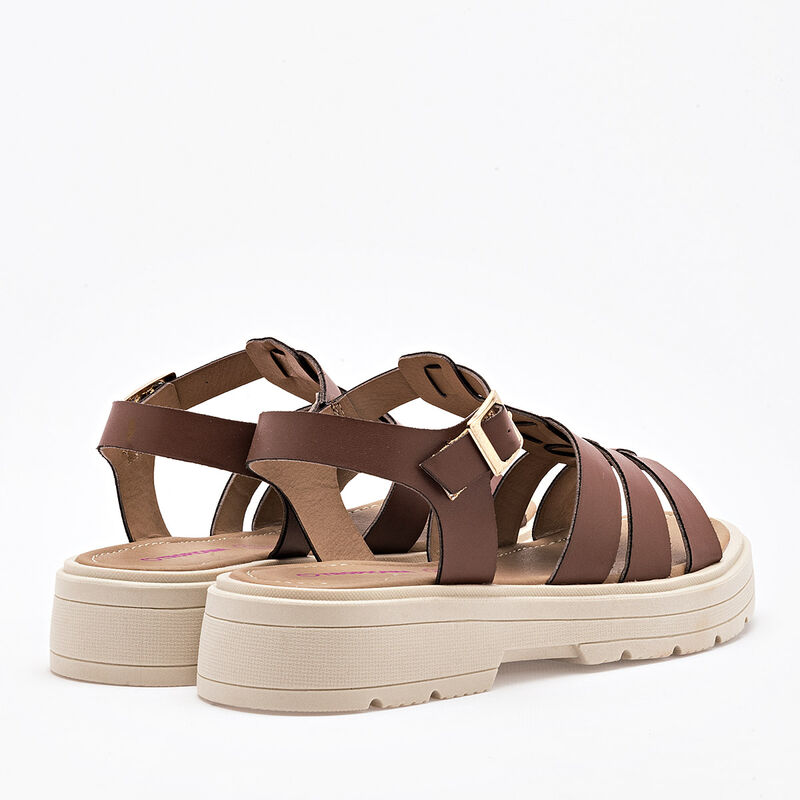 Tropicana Sandalia para mujer camel BAJA image number null