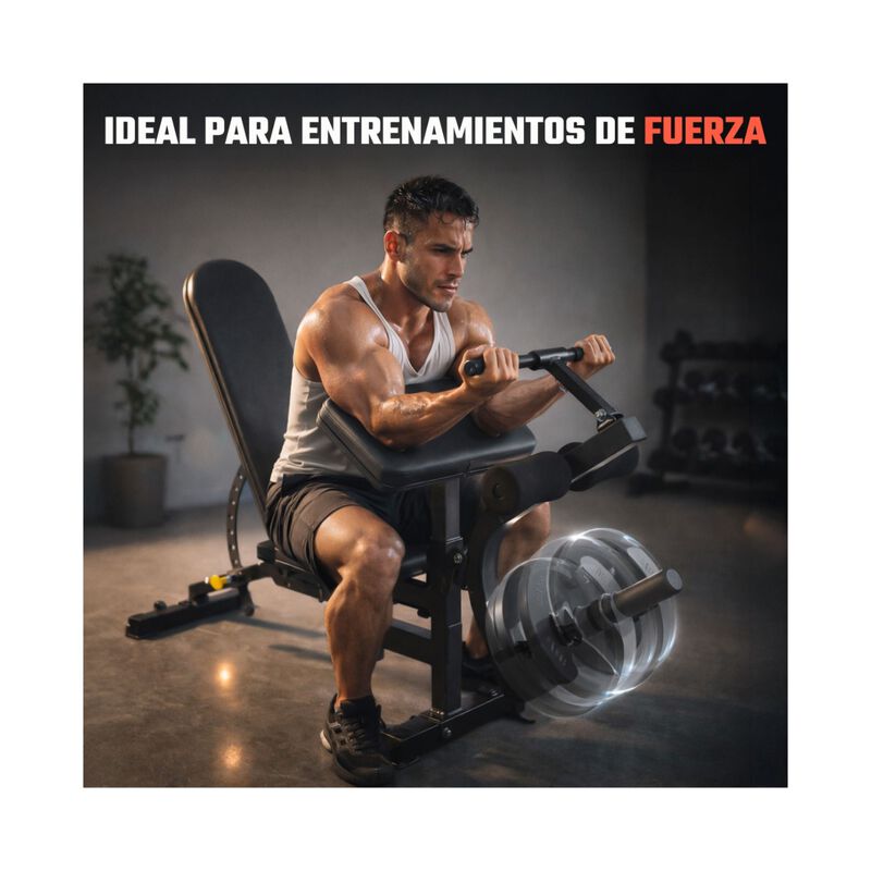 Banco Multiposiciones 500 Kg Ejercicio Gym Pred... image number null