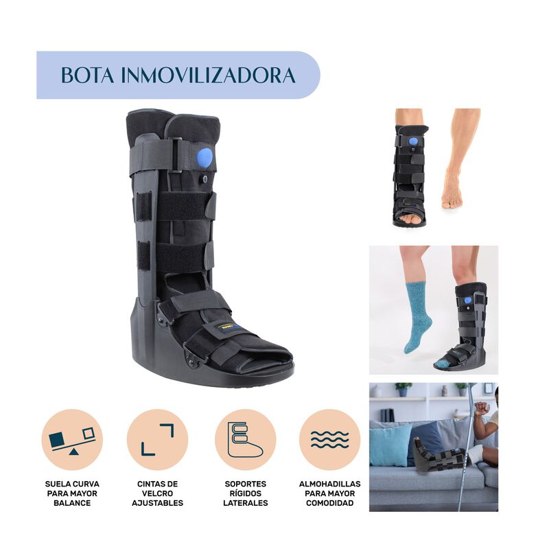 Bota Neumatica Ortopedica Ferula Walker Larga I... image number null