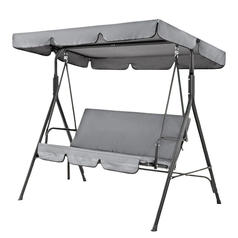 Banca Mecedora con 3 Asientos con Toldo para Ex... image number null