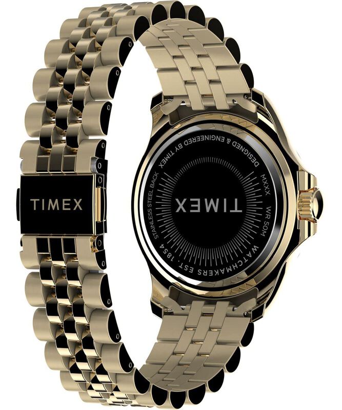 Reloj Timex Kaia 38mm Con Brazalete Dorado Resi... image number null