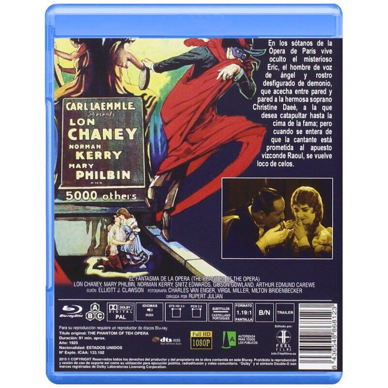El Fantasma De La &Oacute;pera 1925 (blu-ray) image number null