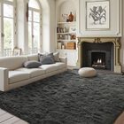 Alfombra Finrèc Gris Suave Para Dormitorio Y Sala De Estar, 120 X 180 Cm