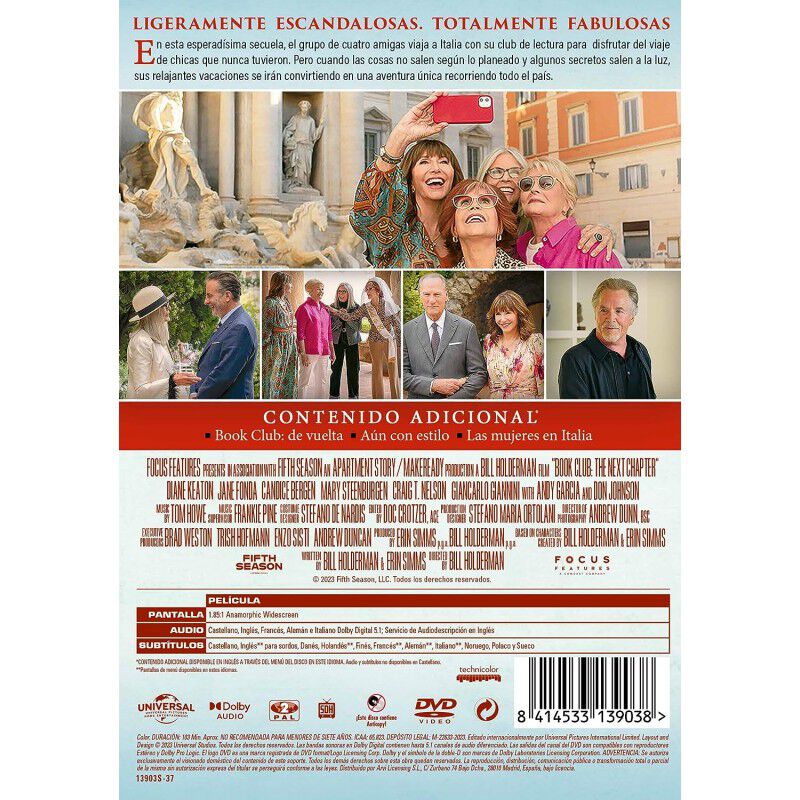 Book Club - Ahora Italia [dvd] (2023) Book Club... image number null