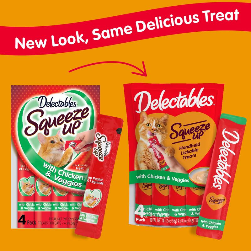 Wet Cat Treats Hartz Delectables Squeeze Up Chi... image number null