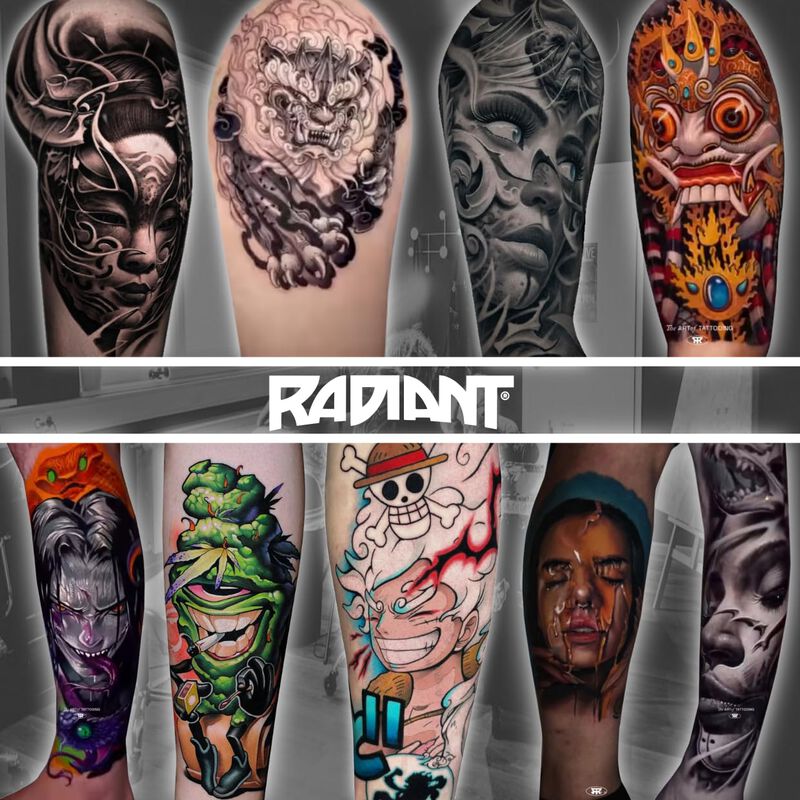 Set De Tintas Para Tatuajes Radiant Colors 7, C... image number null