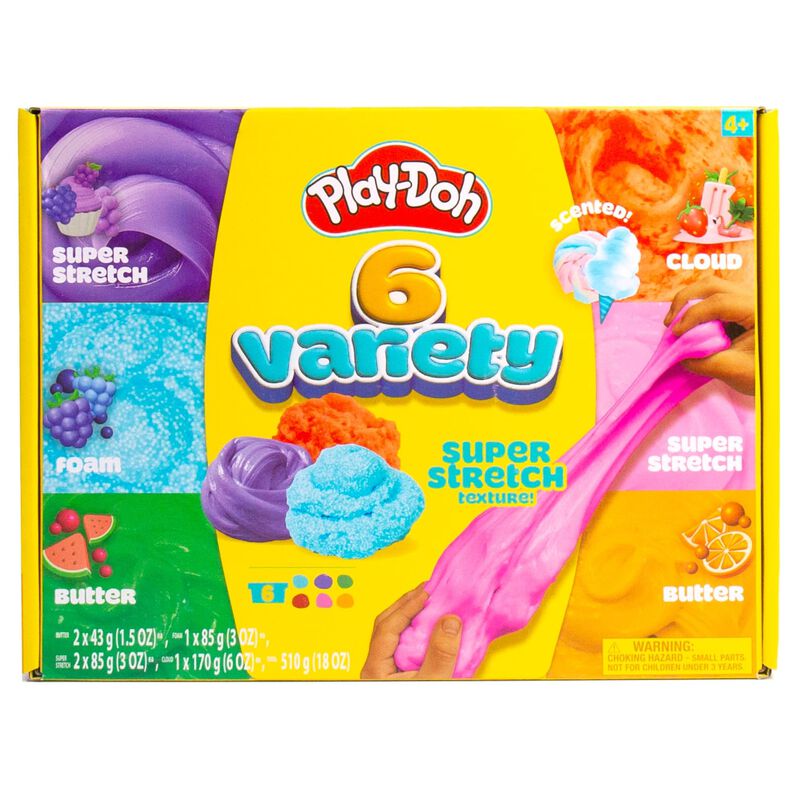 6 Compuestos Variados De Play-doh, Superel&aacute;stic... image number null