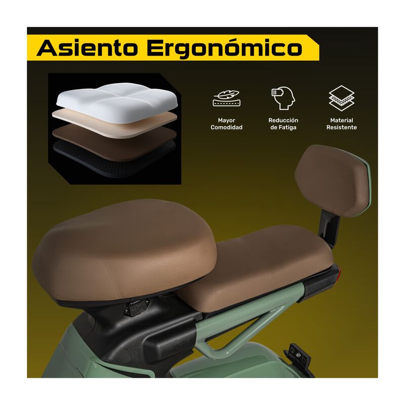 Bicicleta El&eacute;ctrica Moto Bici Scooter 3 Vel 55k... image number null