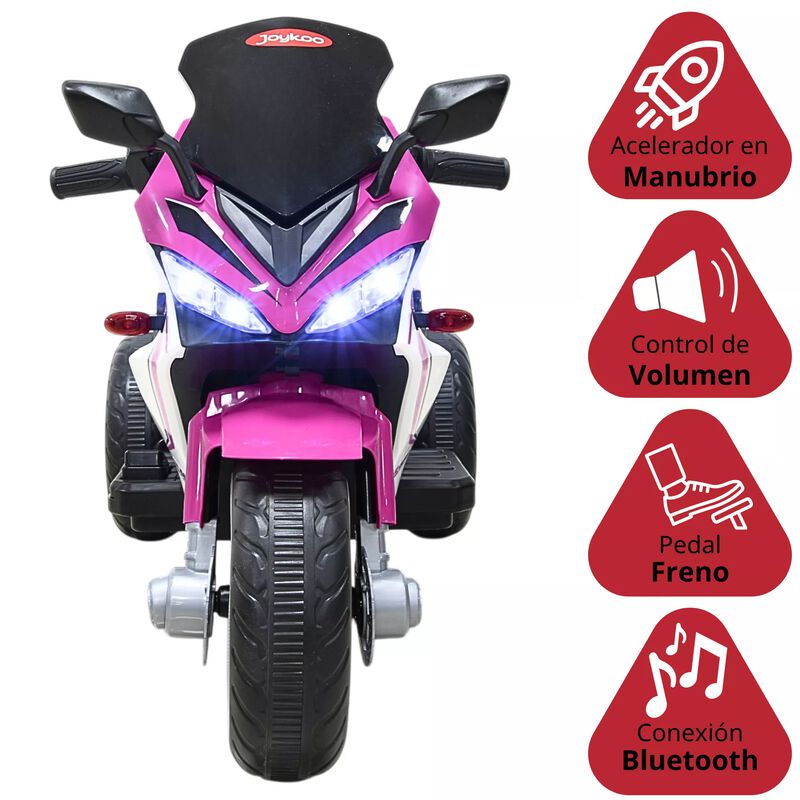 Moto El&eacute;ctrica Deportiva Para Ni&ntilde;os 3 Ruedas Bl... image number null