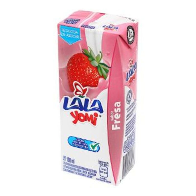 UHT YOMI LALA FRESA 190 ML SLIM image number null