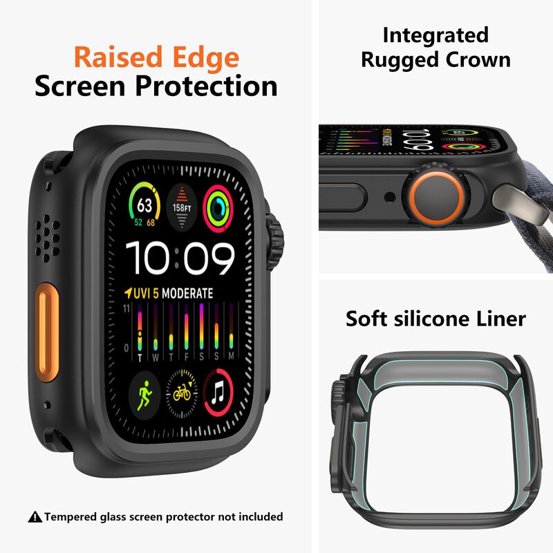 Funda Metal Amband 3 en 1 45mm para Apple Watch image number null