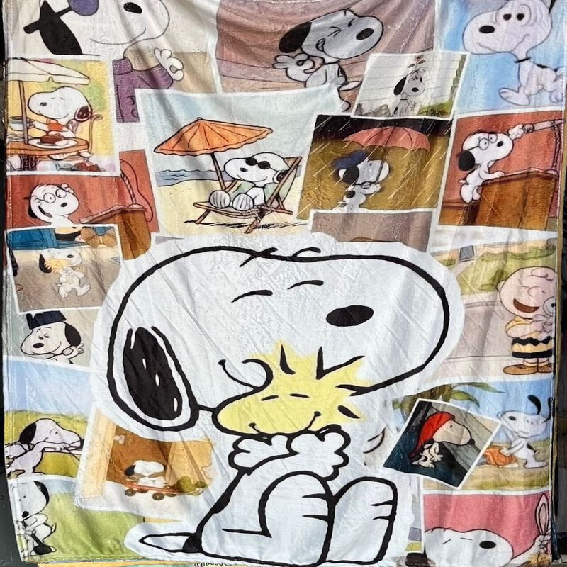 Exclusiva! Cobija Frazada Ultra Suave Snoopy Co... image number null