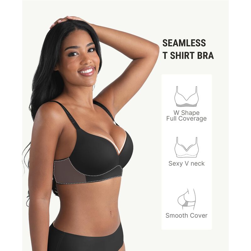 Sost&eacute;n Feelingirl Push-up 38DD Sin Aros - Negro image number null
