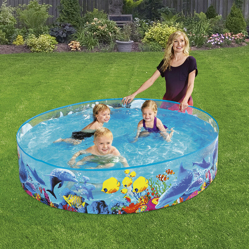 Alberca Circular Infantil De Peces Piscina De 1... image number null