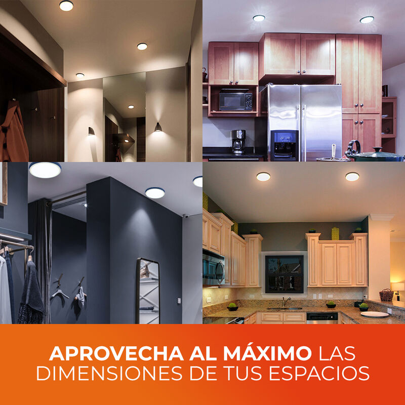 L&aacute;mpara Plaf&oacute;n LED de Sobreponer, 15 W, Luz Sua... image number null